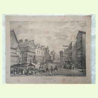 Old Market, HALIFAX. as it appeared in 1800.